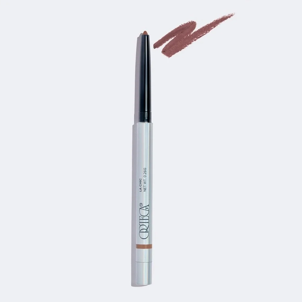 NEW ORTECA Soft-Contour Lip Liner LA Chic Mauve Brown Retractable Pencil 0.26g